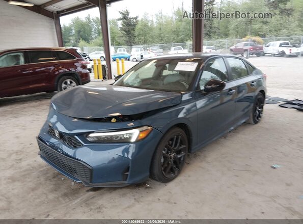 2HGFE4F87TH312978 2026 HONDA CIVIC HYBRID Синий Передняя левая четверть