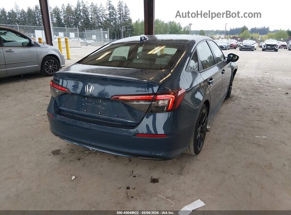 2HGFE4F87TH312978 2026 HONDA CIVIC HYBRID Синий Задняя правая четверть