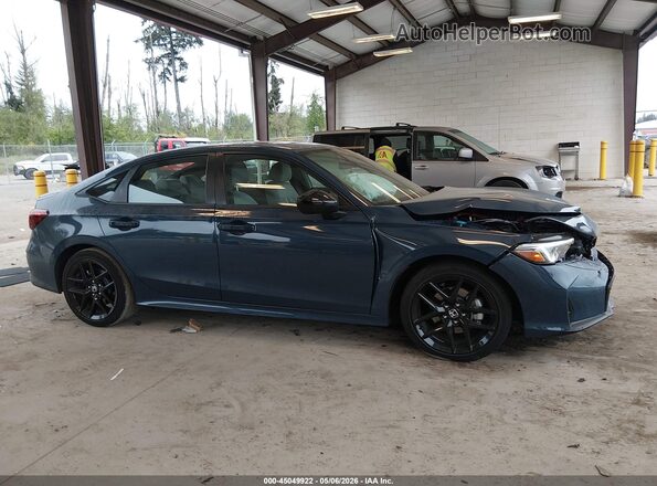 2HGFE4F87TH312978 2026 HONDA CIVIC HYBRID Синий Вид задней части салона