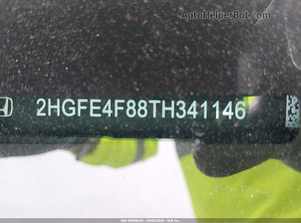 2HGFE4F88TH341146 2026 HONDA CIVIC HYBRID Light Blue Widok komory silnika