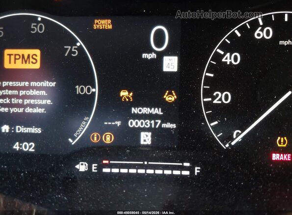 2HGFE4F88TH341146 2026 HONDA CIVIC HYBRID Light Blue Widok tylnych siedzeń