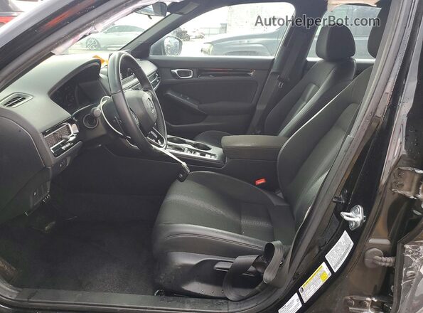 2HGFE4F89SH350081 2025 HONDA CIVIC Black Widok wnętrza z przodu