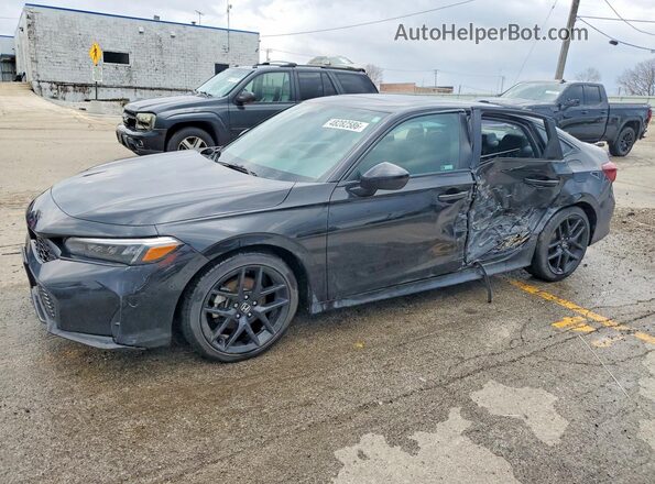 2HGFE4F89SH350081 2025 HONDA CIVIC Black Przód lewy