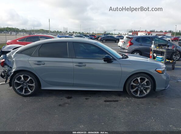 2HGFE4F8XSH347884 2025 HONDA CIVIC HYBRID Серый Вид задней части салона