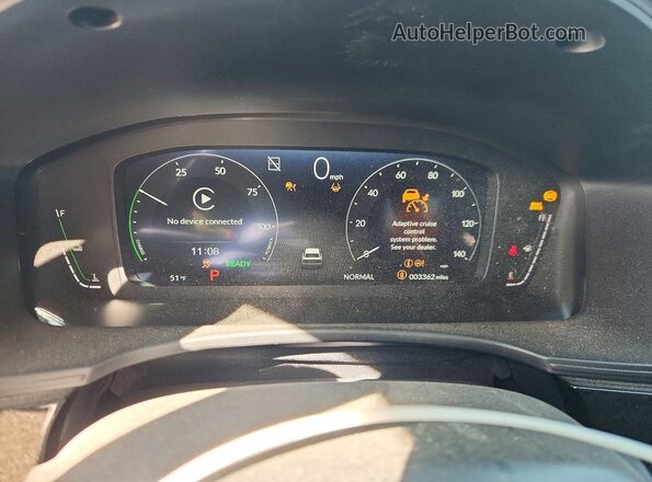 2HGFE4F8XTH322906 2026 HONDA CIVIC Charcoal Widok zestawu wskaźników