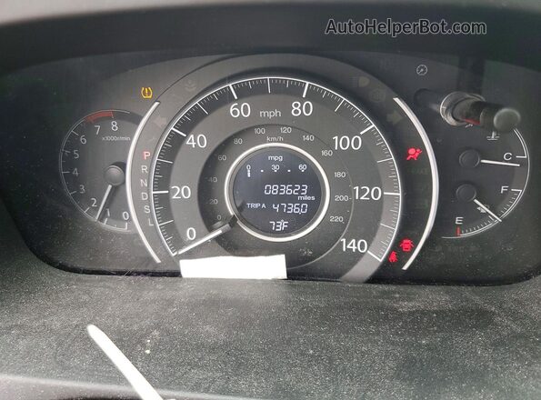 2HKRM4H71GH697597 2016 HONDA CR-V Бирюзовый Вид щитка приборов