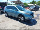 2016 Honda Cr-v Ex-l Light Blue vin: 2HKRM4H71GH707948