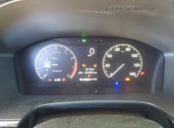 2HKRS3H78RH313253 2024 HONDA CR-V Красный Вид щитка приборов
