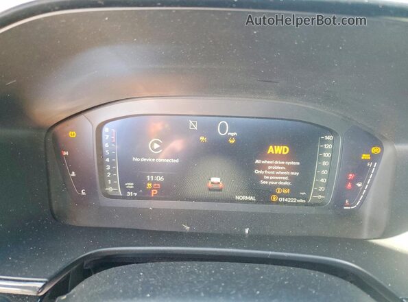 2HKRS4H78TH449959 2026 HONDA CR-V Синий Вид щитка приборов