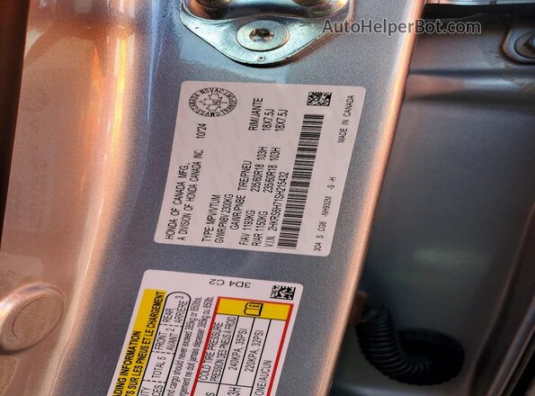 2HKRS6H71SH215432 2025 HONDA CR-V Silver Vista del compartimento del motor