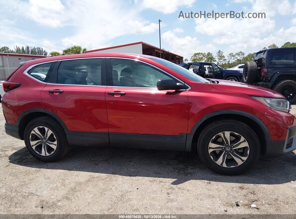 2HKRW2H29LH665591 2020 HONDA CR-V Red უკანა სალონის ხედი