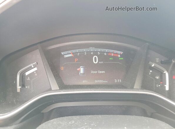 2HKRW2H53KH653350 2019 HONDA CR-V Silver Vista del cuadro de instrumentos