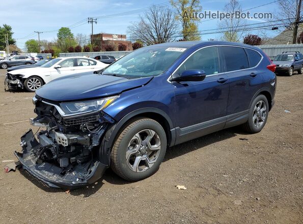 2HKRW2H5XKH616649 2019 HONDA CR-V Синий Передняя левая четверть