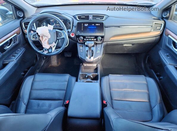 2HKRW2H80NH632969 2022 HONDA CR-V Серебряный Вид панели приборов