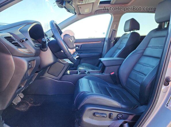 2HKRW2H80NH632969 2022 HONDA CR-V Серебряный Вид салона спереди