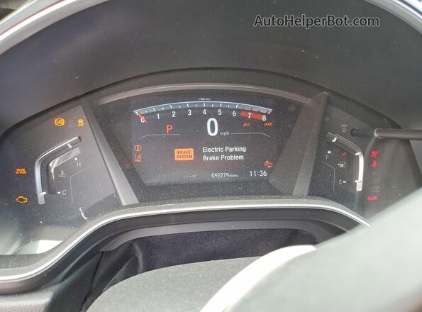 2HKRW2H81MH670189 2021 HONDA CRV Белый Вид щитка приборов