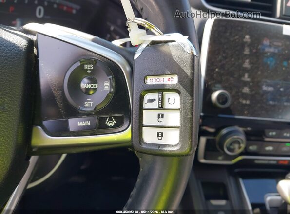 2HKRW2H90HH602500 2017 HONDA CR-V Синий Вид панели приборов