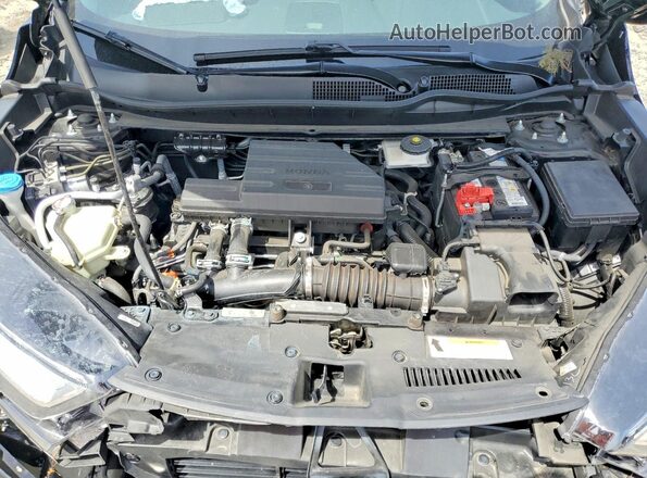 2HKRW2H97MH653552 2021 HONDA CR-V Black Vista del compartimento del motor