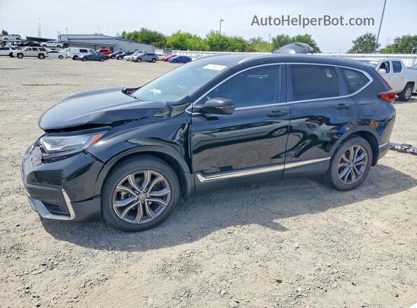 2HKRW2H97MH653552 2021 HONDA CR-V Black Vista tres cuartos delantera izquierda