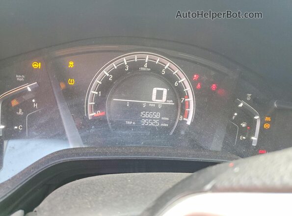 2HKRW5H3XKH414331 2019 HONDA CR-V Burgundy Vista del cuadro de instrumentos