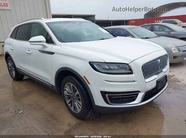2LMPJ6J98LBL26966 2020 LINCOLN NAUTILUS Белый Передняя правая четверть