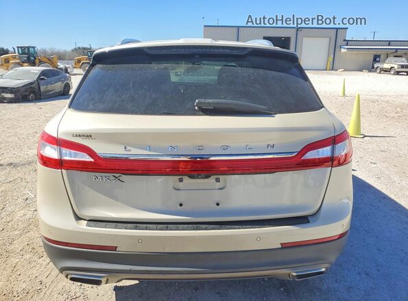 2LMPJ6JR5JBL20684 2018 LINCOLN MKX Кремовый Вид сзади