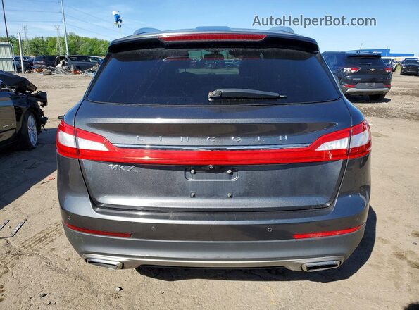 2LMPJ6JR6JBL35355 2018 LINCOLN MKX Gray Вид ззаду