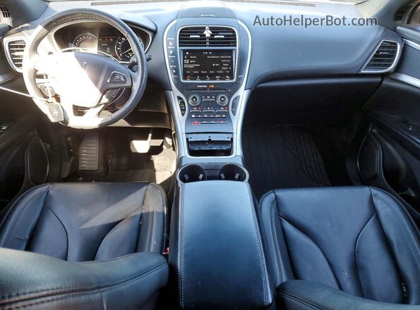 2LMPJ6JR6JBL35355 2018 LINCOLN MKX Gray Вид панелі приладів