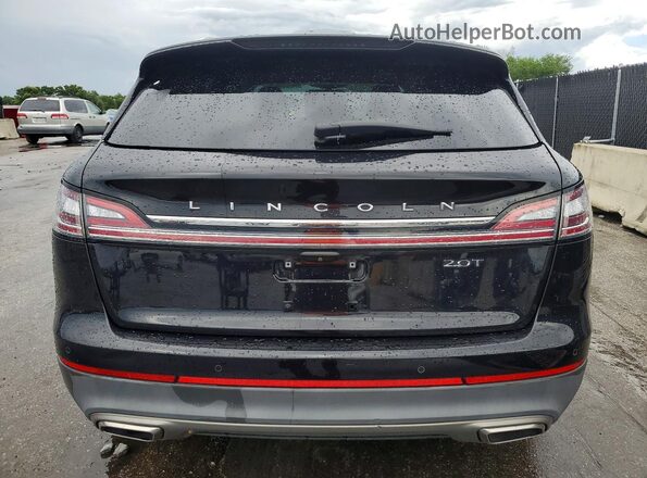 2LMPJ6K95KBL35282 2019 LINCOLN NAUTILUS Черный Вид сзади