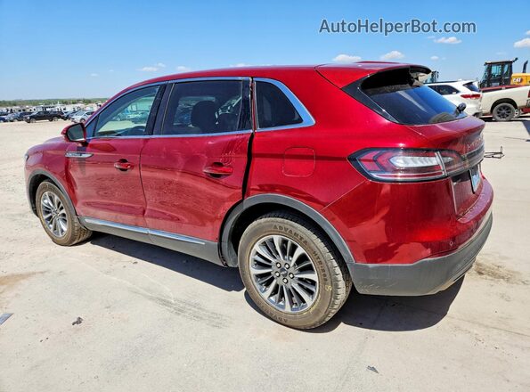 2LMPJ6K96KBL21942 2019 LINCOLN NAUTILUS Red Rear left