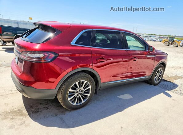 2LMPJ6K96KBL21942 2019 LINCOLN NAUTILUS Red Rear right