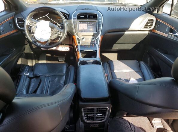 2LMPJ6K96LBL23725 2020 LINCOLN NAUTILUS Black Widok deski rozdzielczej