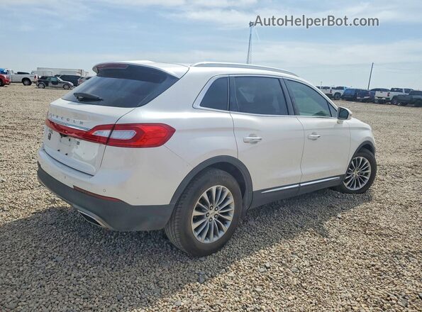 2LMPJ6KR7HBL33168 2017 LINCOLN MKX White Trasero derecho