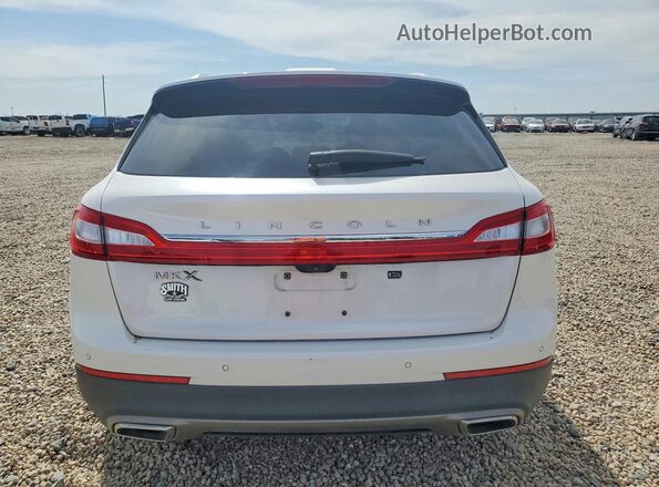 2LMPJ6KR7HBL33168 2017 LINCOLN MKX White Vista trasera