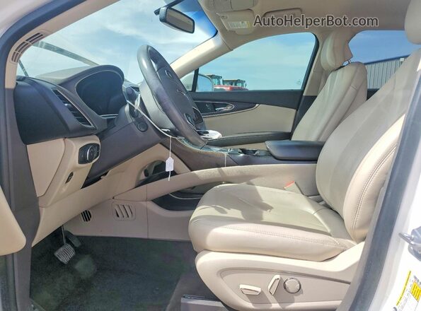 2LMPJ6KR7HBL33168 2017 LINCOLN MKX White Vista interior delantera