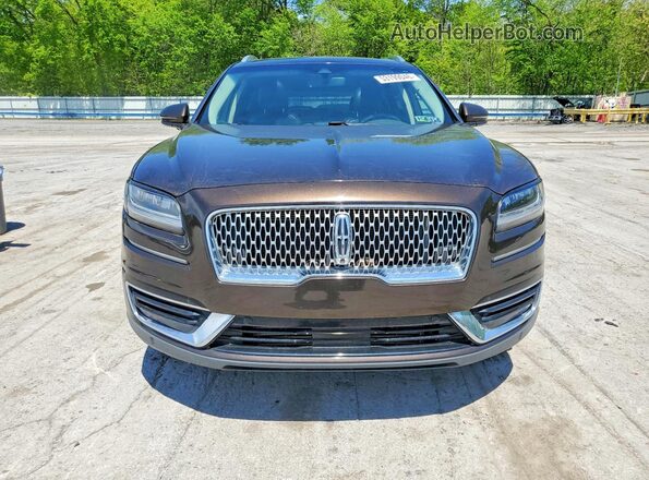 2LMPJ6L91KBL42485 2019 LINCOLN NAUTILUS Коричневый Вид спереди