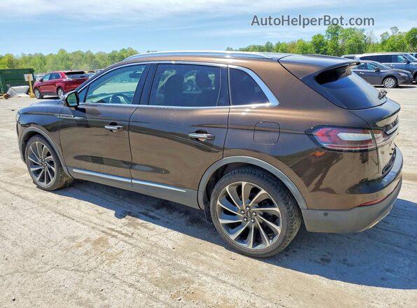 2LMPJ6L91KBL42485 2019 LINCOLN NAUTILUS Коричневый Задняя левая четверть