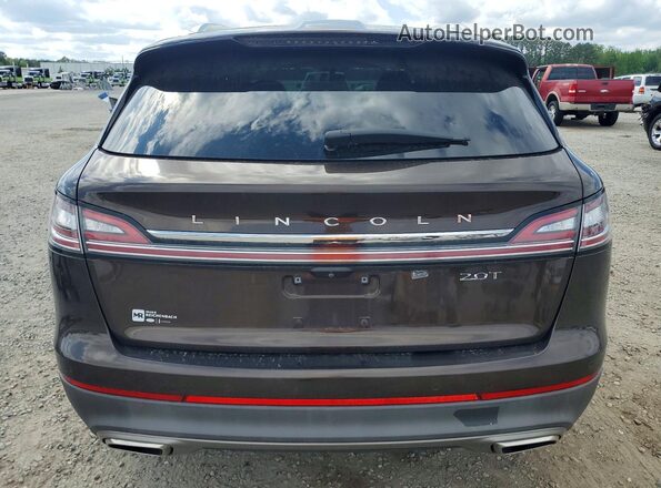 2LMPJ6L93KBL62995 2019 LINCOLN NAUTILUS Коричневый Вид сзади