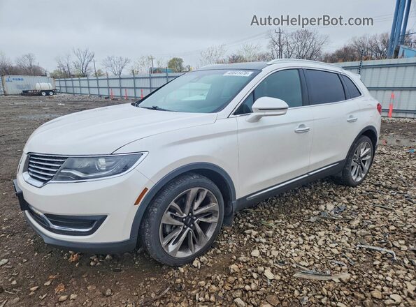 2LMPJ6LP5HBL18388 2017 LINCOLN MKX White Передня ліва чверть