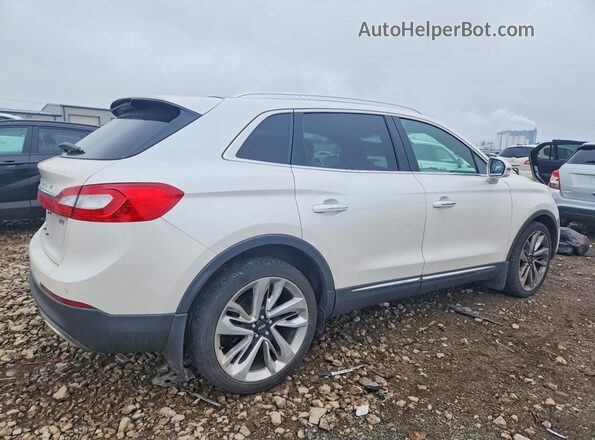 2LMPJ6LP5HBL18388 2017 LINCOLN MKX White Задня права чверть