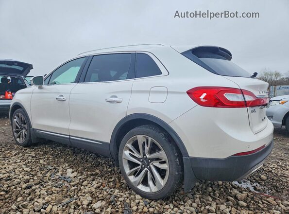 2LMPJ6LP5HBL18388 2017 LINCOLN MKX White Задня ліва чверть