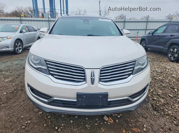 2LMPJ6LP5HBL18388 2017 LINCOLN MKX White Вид спереду