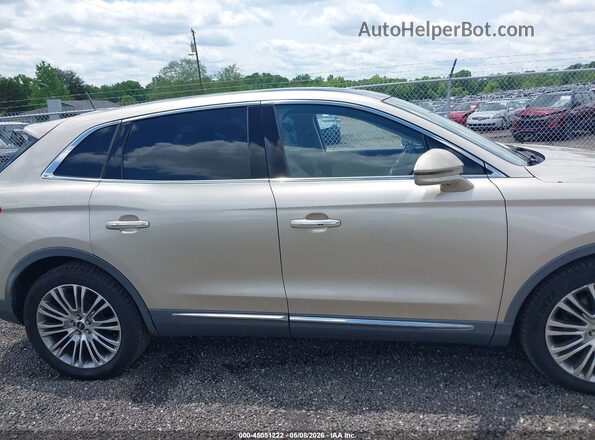 2LMPJ6LR0HBL18770 2017 LINCOLN MKX Бежевый Вид задней части салона