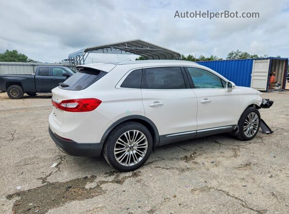2LMPJ6LR0JBL43190 2018 LINCOLN MKX Белый Задняя правая четверть