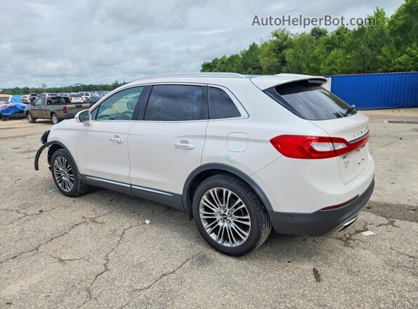 2LMPJ6LR0JBL43190 2018 LINCOLN MKX Белый Задняя левая четверть
