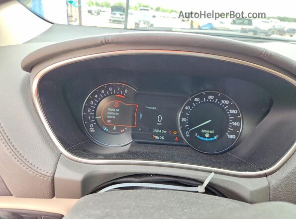 2LMPJ6LR0JBL43190 2018 LINCOLN MKX Белый Вид щитка приборов