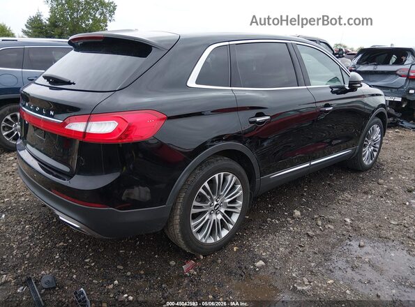 2LMPJ6LR3JBL26674 2018 LINCOLN MKX Черный Задняя правая четверть