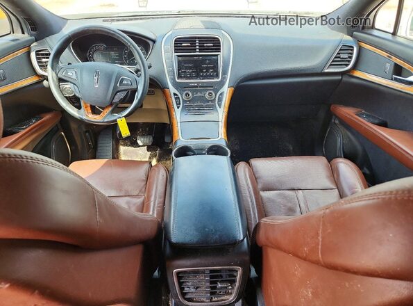 2LMPJ6LR5GBL44084 2016 LINCOLN MKX Белый Вид панели приборов