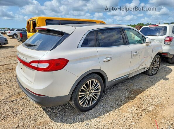 2LMPJ6LR5GBL44084 2016 LINCOLN MKX Белый Задняя правая четверть