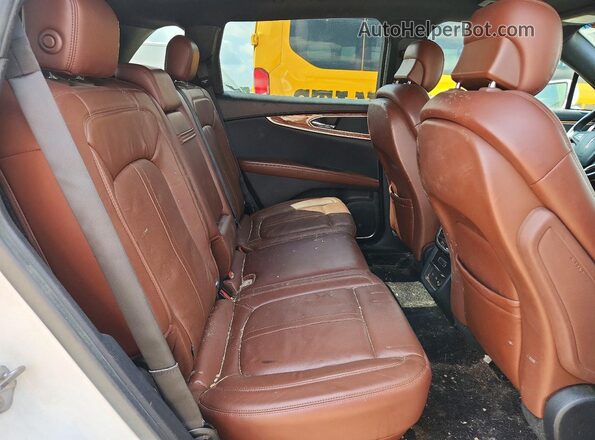 2LMPJ6LR5GBL44084 2016 LINCOLN MKX Белый Вид задней части салона